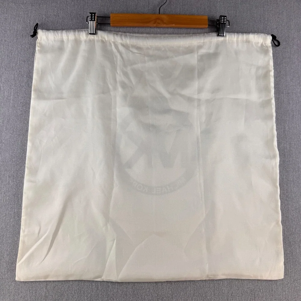 Michael Kors Dust Bag White Drawstring Handbag Storage Travel 22x22 Large